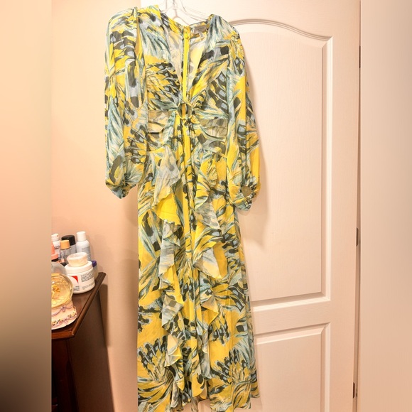 TedBaker maxi cover up with eyelet detail. - Picture 8 of 8